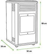 Estufa Port�til a Gas Manhattan Blanca